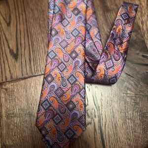 Ermenegildo Zegna Quindici + Quindici 100% Silk Tie